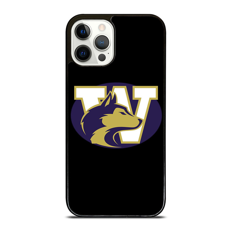 WASHINGTON HUSKIES FOOTBALL SYMBOL iPhone 12 Pro Case Cover WASHINGTON HUSKIES FOOTBALL SYMBOL iPhone 12 Pro Case Cover
