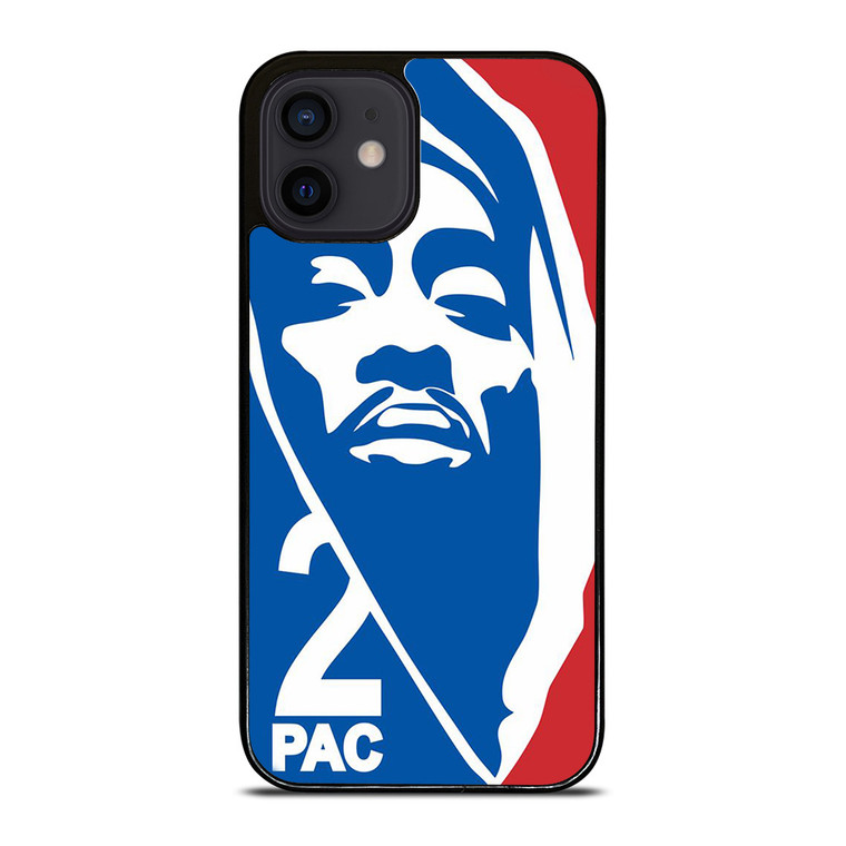 2PAC TUPAC SHAKUR NBA LOGO iPhone 12 Mini Case Cover