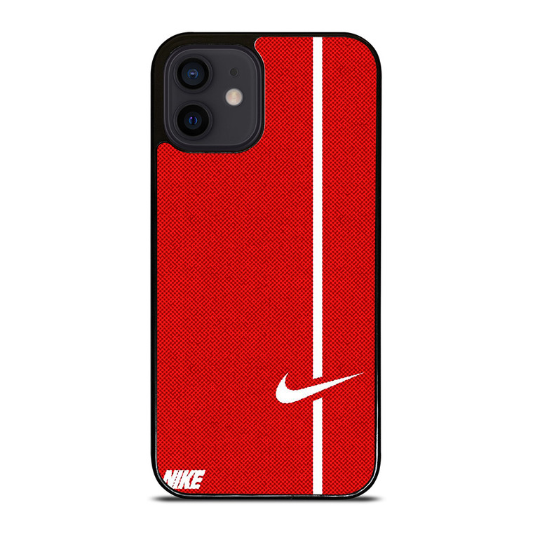 NIKE LOGO RED STRIPE iPhone 12 Mini Case Cover