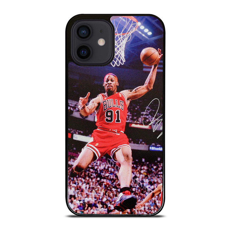DENNIS RODMAN CHICAGO BULLS NBA iPhone 12 Mini Case Cover