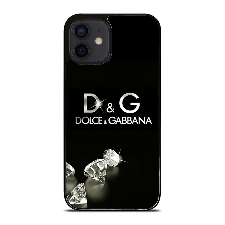 DOLCE AND GABBANA DIAMONDS iPhone 12 Mini Case Cover