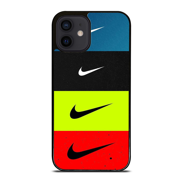 NIKE SWOOSH STRIPE COLORS iPhone 12 Mini Case Cover