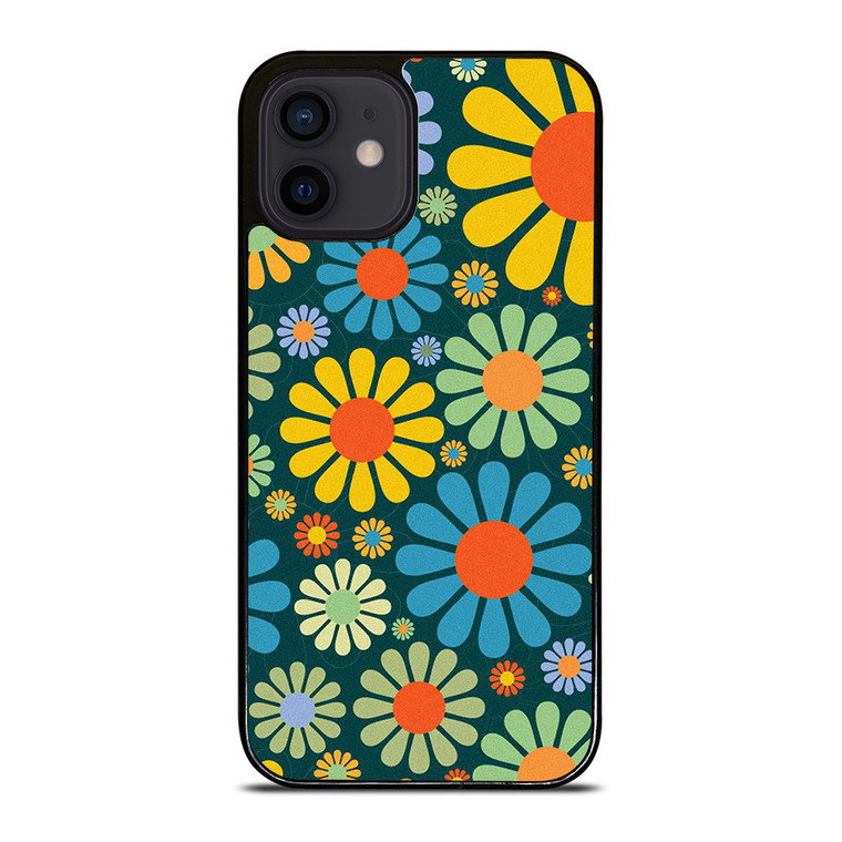 HIPPIE FLOWER PATTERN iPhone 12 Mini Case Cover