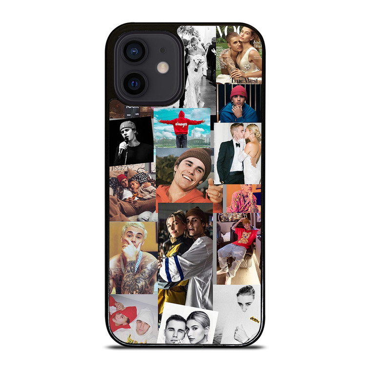 JUSTIN AND HAILEY BIEBER COLLAGE iPhone 12 Mini Case Cover