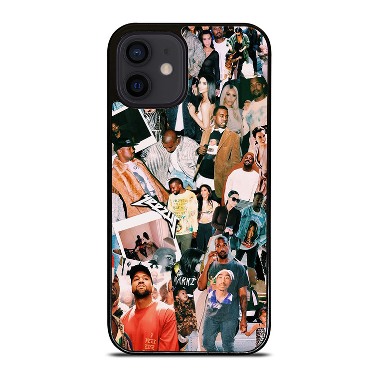 KANYE WEST RAPPER COLLAGE iPhone 12 Mini Case Cover