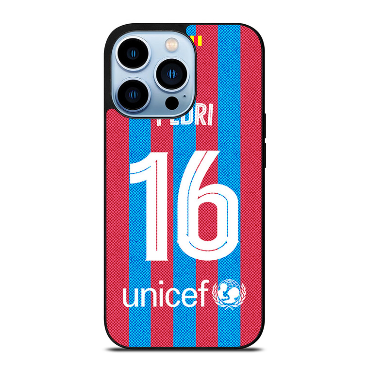 PEDRI 16 FC BARCELONA 2022 iPhone 13 Pro Max Case Cover