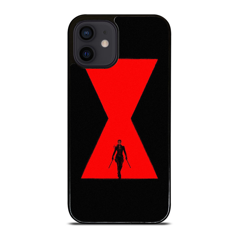MARVEL BLACK WIDOW SYMBOL iPhone 12 Mini Case Cover MARVEL BLACK WIDOW SYMBOL iPhone 12 Mini Case Cover