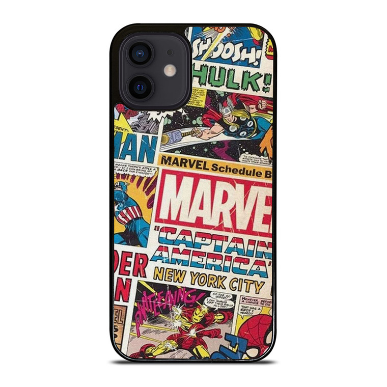 MARVEL COMICS COLLAGE iPhone 12 Mini Case Cover