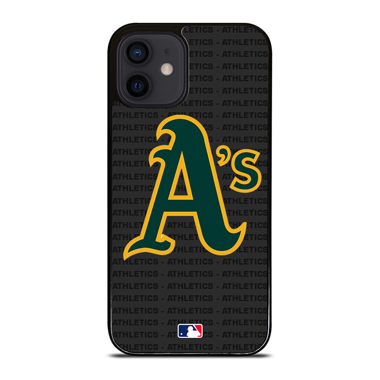OAKLAND ATHLETICS BASEBALL BLACK iPhone 12 Mini Case Cover
