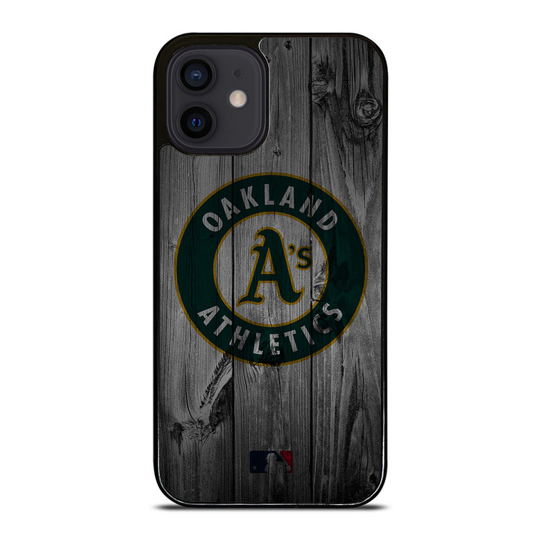 OAKLAND ATHLETICS BASEBALL MLB WOOD LOGO iPhone 12 Mini Case Cover