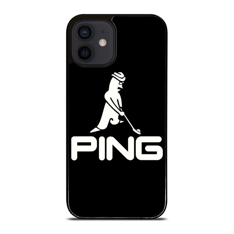 PING GOLF BLACK LOGO iPhone 12 Mini Case Cover