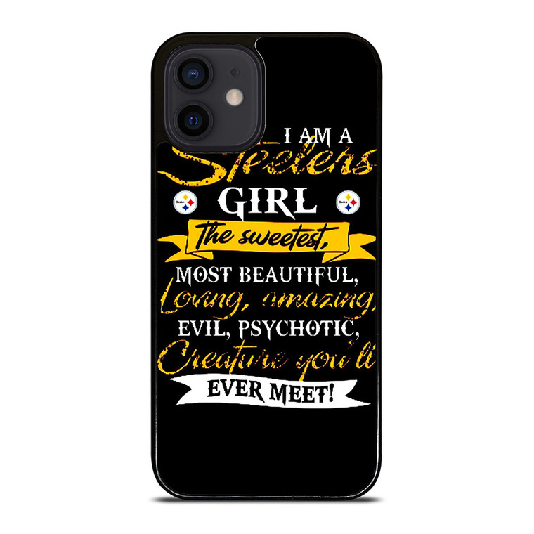 PITTSBURGH STEELERS GIRL FANS iPhone 12 Mini Case Cover