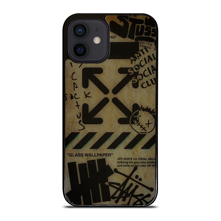 OFF WHITE STUSSY UNDEFEATED CACTUS JACK iPhone 12 Mini Case Cover