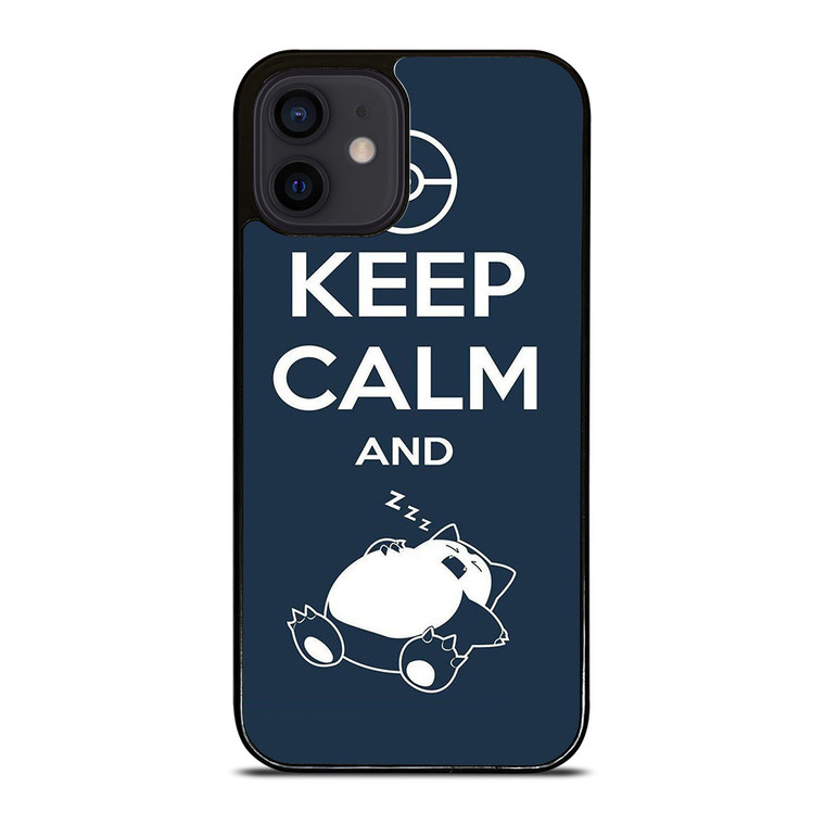 SNORLAX KABIGON POKEMON FUNNY iPhone 12 Mini Case Cover