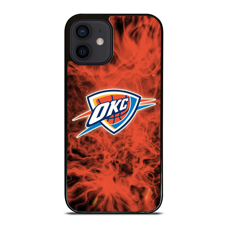 OKLAHOMA CITY THUNDERS BASKETBALL NBA FIRE iPhone 12 Mini Case Cover OKLAHOMA CITY THUNDERS BASKETBALL NBA FIRE iPhone 12 Mini Case Cover
