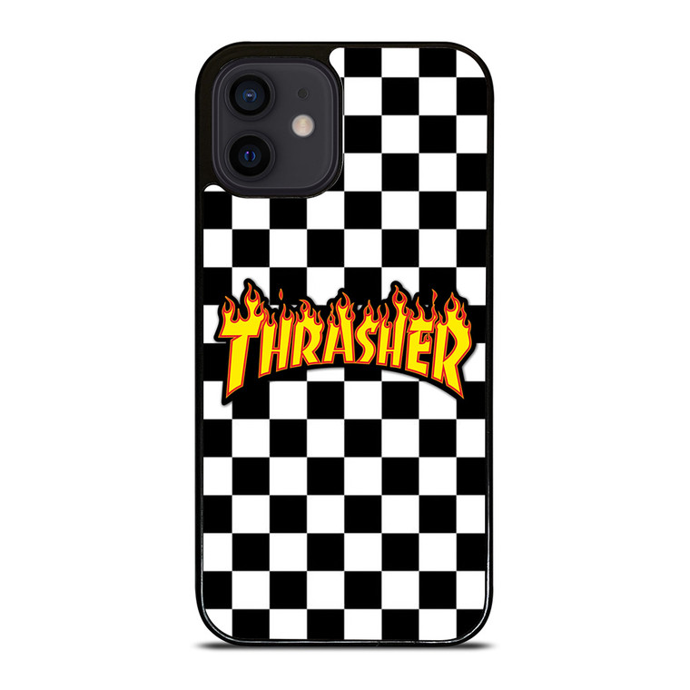 THRASHER SKATEBOARD CHECKERBOARD iPhone 12 Mini Case Cover