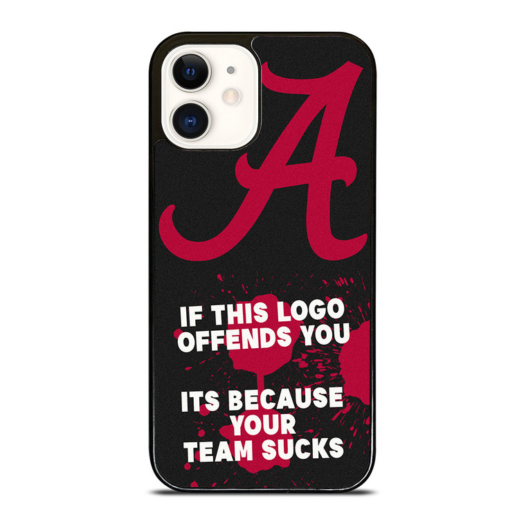 ALABAMA CRIMSON TIDE FOOTBALL FUNNY iPhone 12 Case Cover