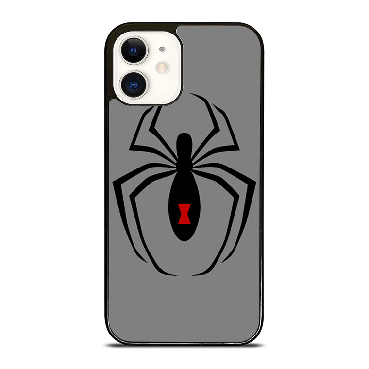 BLACK WIDOW SPIDER SYMBOL iPhone 12 Case Cover