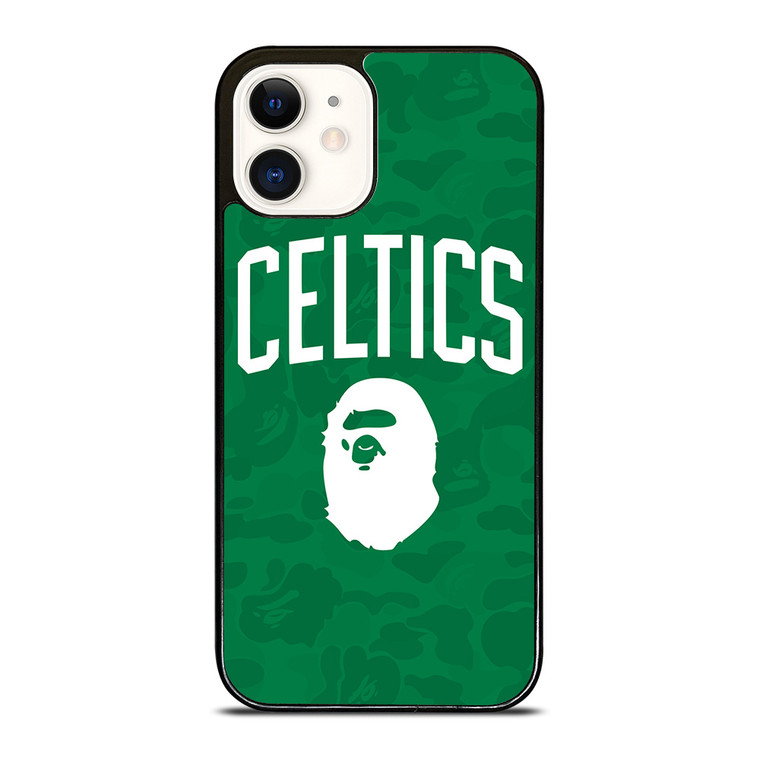 BOSTON CELTICS X BAPE CAMO iPhone 12 Case Cover