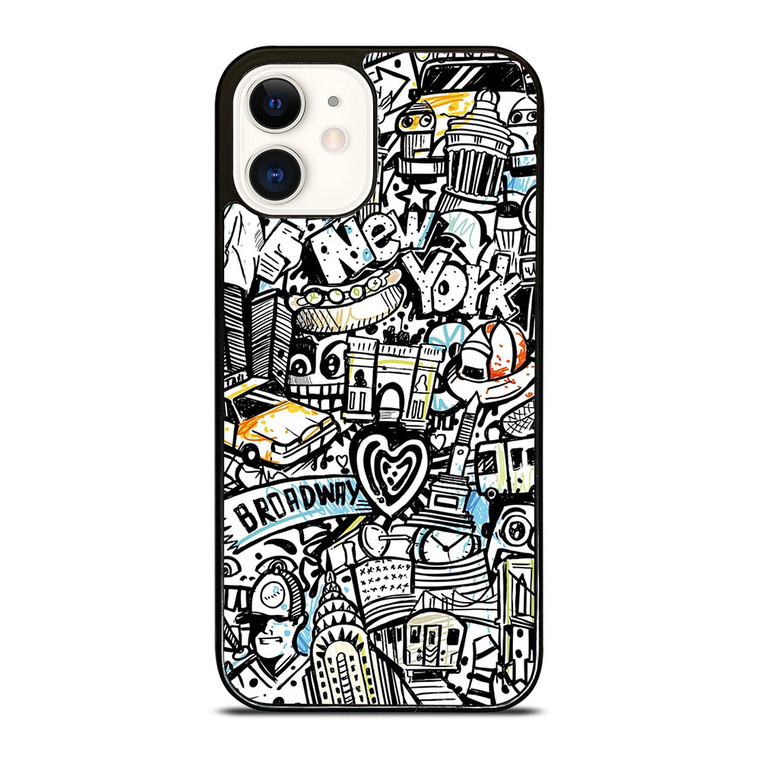 BROOKLYN NEW YORK ART iPhone 12 Case Cover