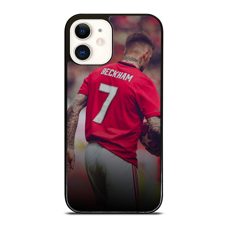 DAVID BECKHAM MANCHESTER UNITED iPhone 12 Case Cover