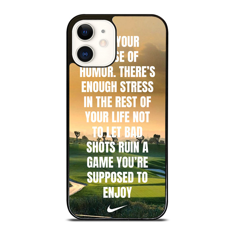 GOLF NIKE QUOTES iPhone 12 Case Cover