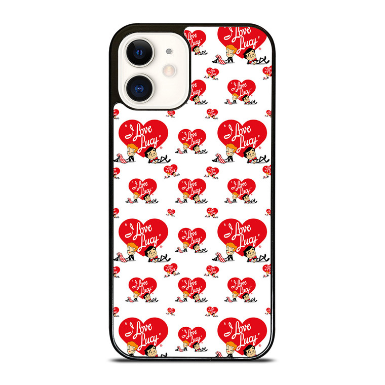 I LOVE LUCY CARTOON PATTERN iPhone 12 Case Cover