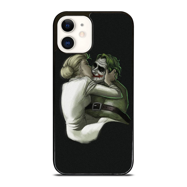 JOKER HARLEY QUINN KISSING iPhone 12 Case Cover