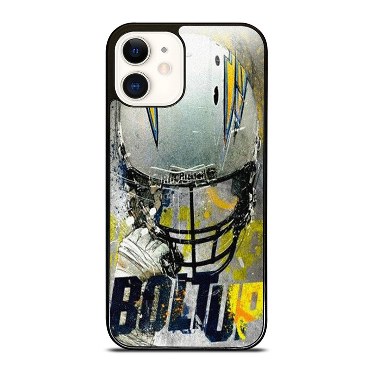 LOS ANGELES CHARGERS FOOTBALL BOLT UP iPhone 12 Case Cover