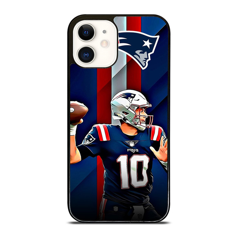 MAC JONES NEW ENGLAND PATRIOT NFL 2 iPhone 12 Case Cover MAC JONES NEW ENGLAND PATRIOT NFL 2 iPhone 12 Case Cover