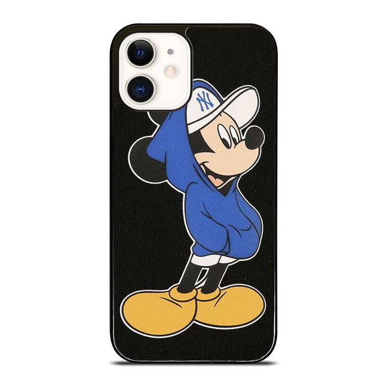 MICKEY MOUSE NEW YORK YANKEES CAP iPhone 12 Case Cover