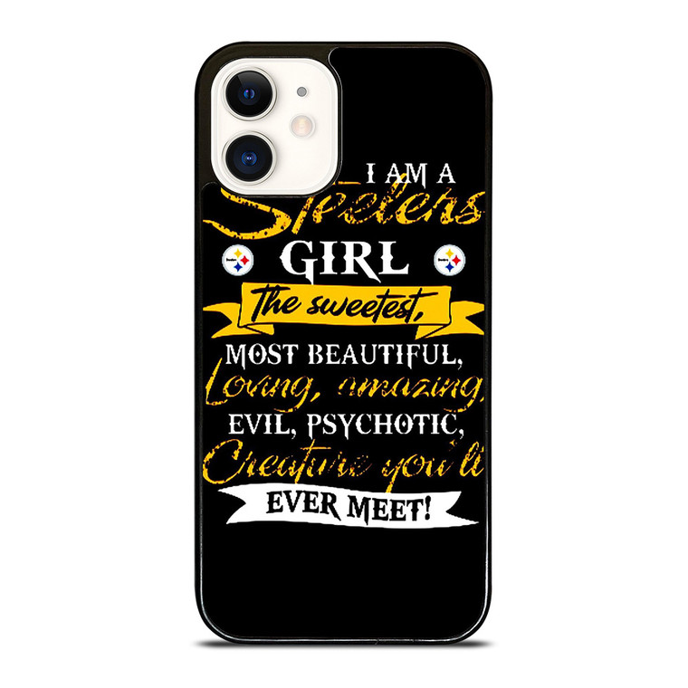 PITTSBURGH STEELERS GIRL FANS iPhone 12 Case Cover