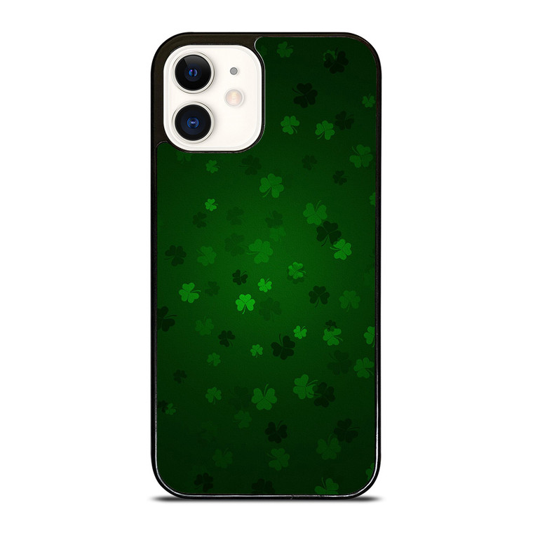 SAINT PATRICKS SHAMROCK LEAF iPhone 12 Case Cover