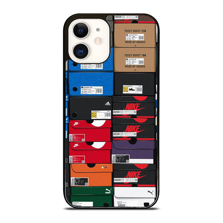 SNEAKERS BOX STACKED iPhone 12 Case Cover