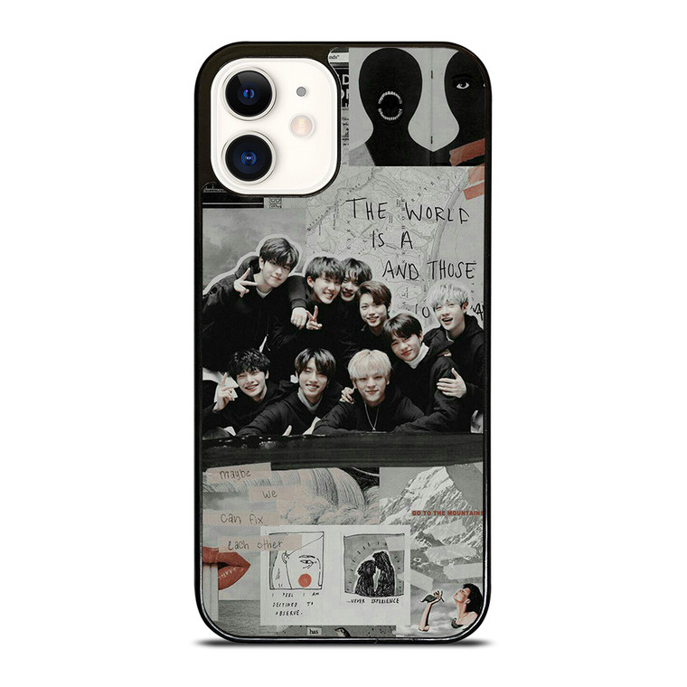STRAY KIDS BOY BAND COLLAGE iPhone 12 Case Cover
