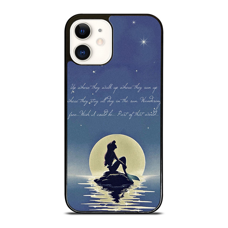 THE LITTLE MERMAID QUOTES iPhone 12 Case Cover