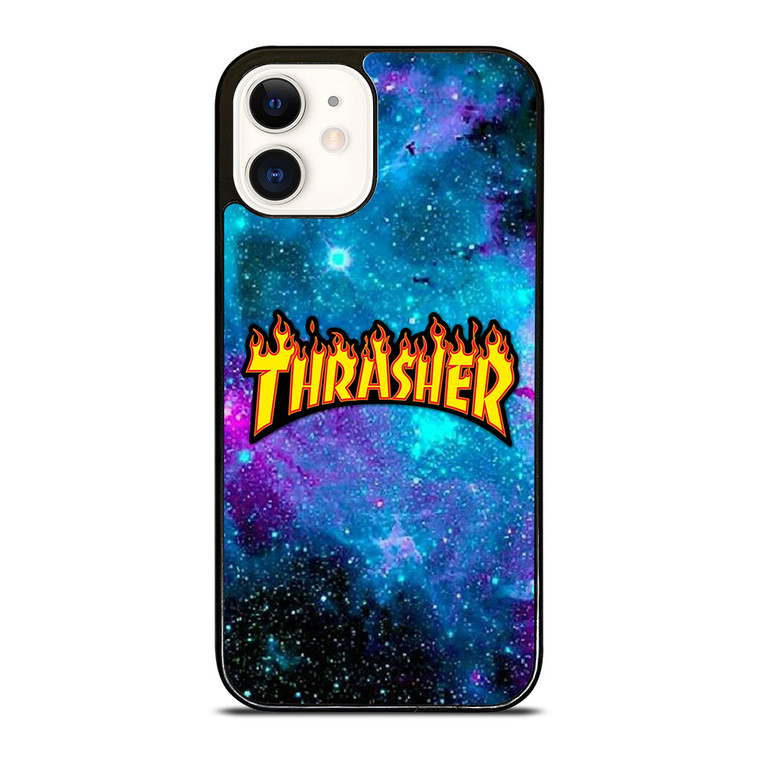 THRASHER SKATEBOARD NEBULA iPhone 12 Case Cover