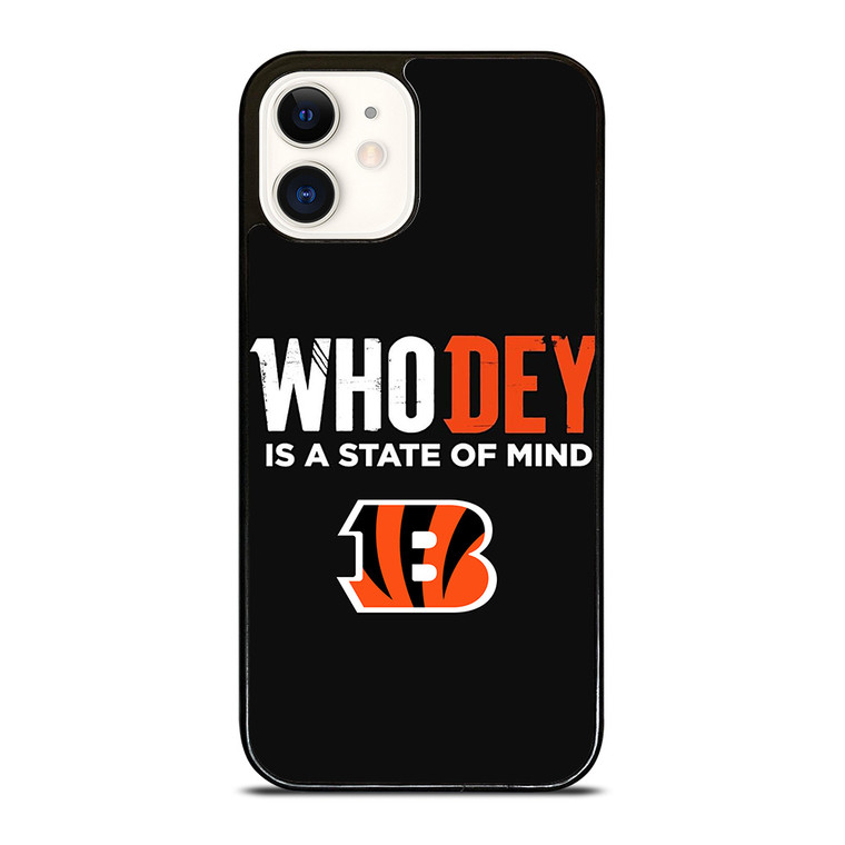 WHO DEY CINCINNATI BENGALS NFL iPhone 12 Case Cover