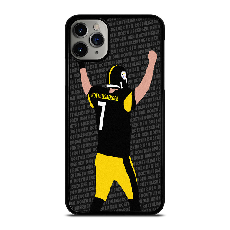 BEN ROETHLISBERGER PITTSBURGH STEELERS CARTOON iPhone 11 Pro Max Case Cover