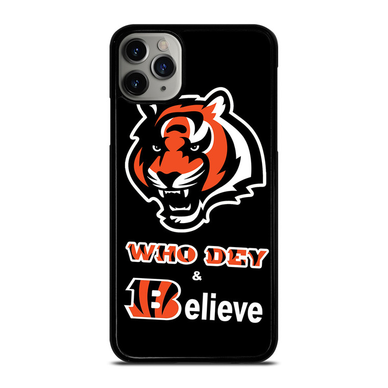 CINCINNATI BENGALS FOOTBALL WHO DEY iPhone 11 Pro Max Case Cover