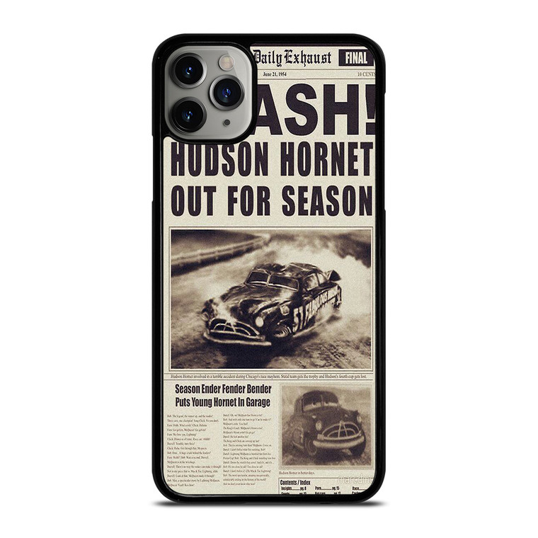 DOG HUDSON HORNET CARS MAGAZINE iPhone 11 Pro Max Case Cover