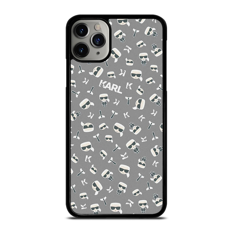 KARL LAGERFIELD PATTERN iPhone 11 Pro Max Case Cover