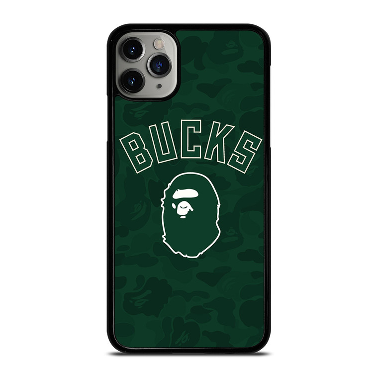 MILWAUKEE BUCKS X BAPE CAMO iPhone 11 Pro Max Case Cover