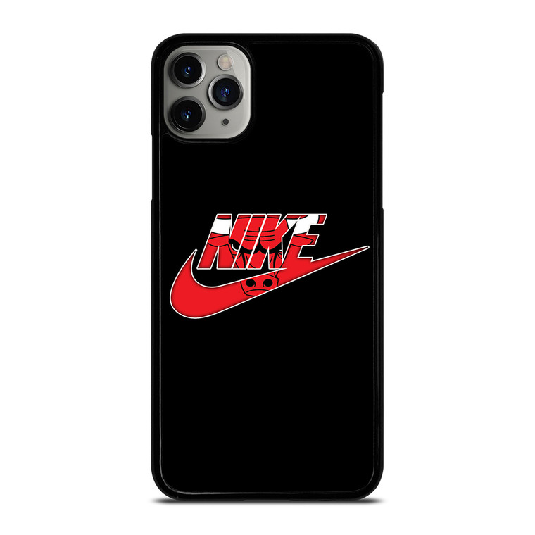 NIKE CHICAGO BULLS SWOOSH iPhone 11 Pro Max Case Cover
