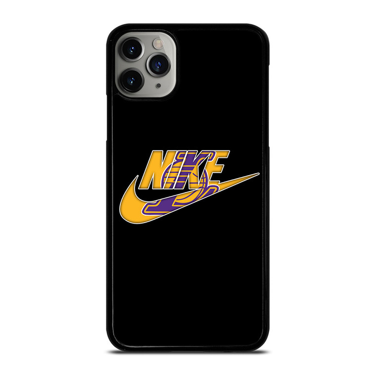 NIKE LOS ANGELES LAKERS SWOOSH iPhone 11 Pro Max Case Cover