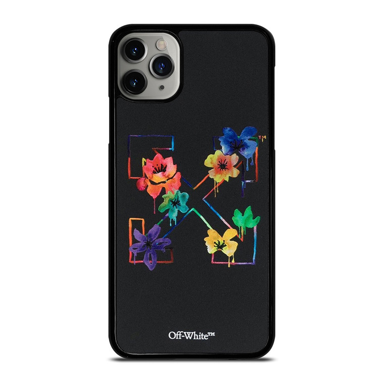 OFF WHITE COLORFUL FLOWER iPhone 11 Pro Max Case Cover