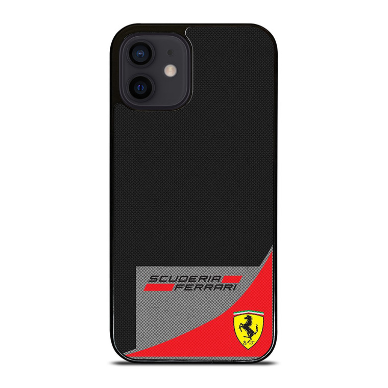 SCUDERIA FERRARI CARBON iPhone 12 Mini Case Cover