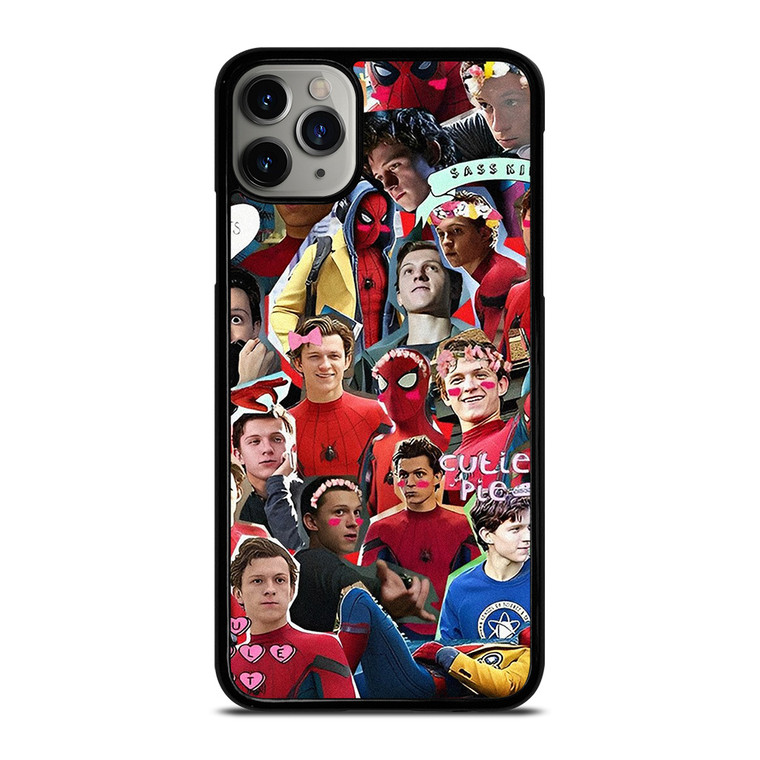 TOM HOLLAND SPIDERMAN COLLAGE iPhone 11 Pro Max Case Cover