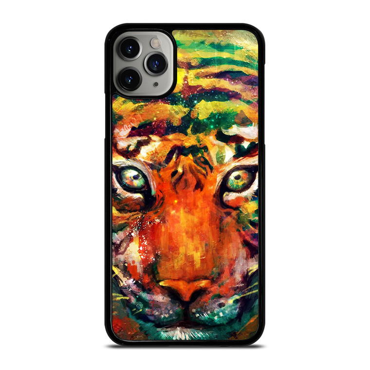 TRIPPY TIGER ART iPhone 11 Pro Max Case Cover