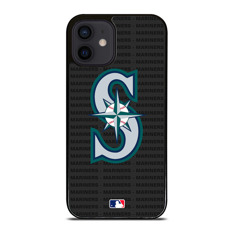 SEATTLE MARINERS BASEBALL BLACK iPhone 12 Mini Case Cover